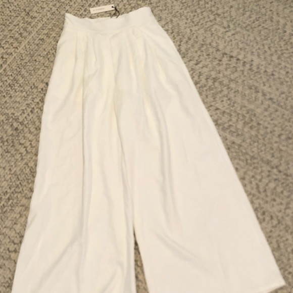 White Palazzo Pants - Picture 5 of 5